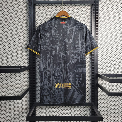 Barcelona Black and Gold Special Football shirt