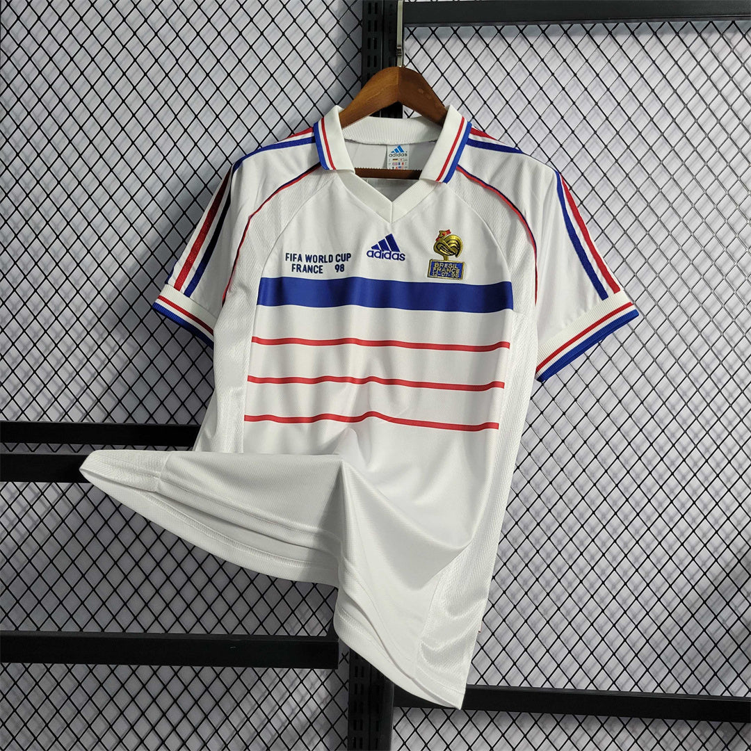 France Away Football shirt 1998