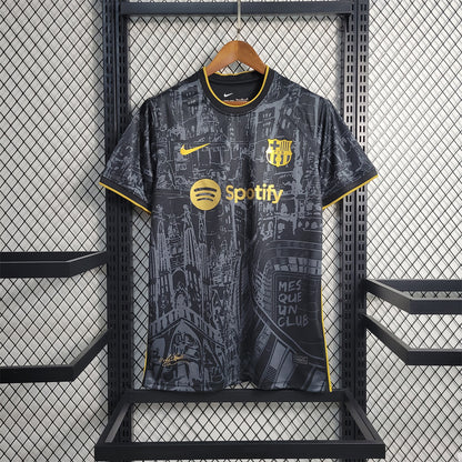 Barcelona Black and Gold Special Football shirt